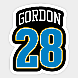 Melvin Gordon III Denver Bold Sticker